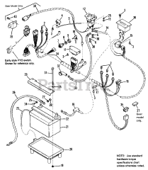Simplicity 1692439 - Simplicity Landlord 44" Garden Tractor, 16hp Electrical Group - Main Harness