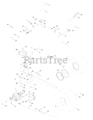 Huskee 13AJ771S231 - Huskee Lawn Tractor (2010) (Tractor Supply) Transmission Drive Assembly