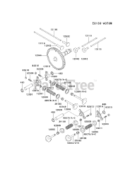 Kawasaki FD620D-AS17 - Kawasaki Engine VALVE/CAMSHAFT
