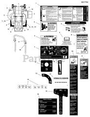 Snapper Pro S 200XT (5901021.1) - Snapper Pro S200XT Series 61" Zero-Turn Mower, 26hp Kawasaki (SN: 2016950123 & Above) Decal Group - Safety &amp; Operation S/N: 2017681136 &amp; Below