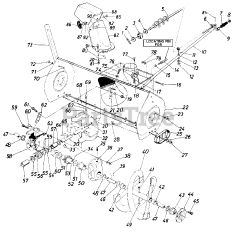 MTD 190-990-000 - MTD 45" Snow Thrower Attachment (1998)