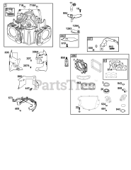 Briggs & Stratton 44S977-0041-G1 - Briggs & Stratton Vertical Engine Cylinder Group