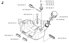 Jonsered BP 2052 - Jonsered Backpack String Trimmer (2001-02)