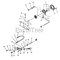Echo CS-6700 - Echo Chainsaw (Type 1E) Oiler Assembly