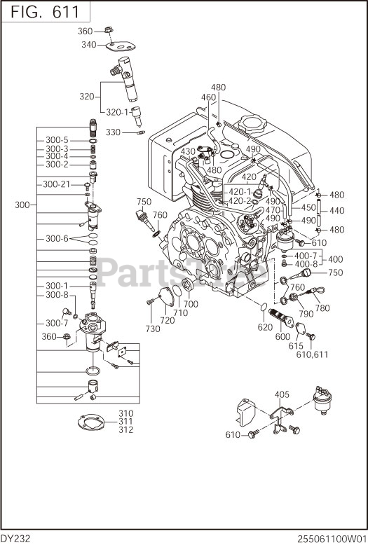 Subaru Robin DY232DS5130 DY23 2