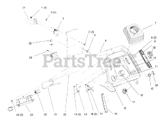 Toro 72062 (264-6) - Toro Yard Tractor (SN: 059000001 - 059000227) (1995) Dash