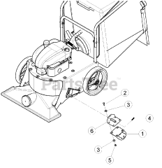 Bear Cat WV 190 S - Bear Cat Walk-Behind Vacuum, 190cc Briggs & Stratton (SN: D00001 - E05370)