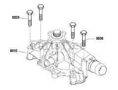 Briggs & Stratton 080016-00 - Briggs & Stratton 125kW Home Standby Generator Engine Service Parts - Water Pump