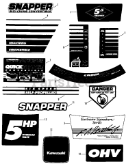 Snapper EXP 21551VE (80514) - Snapper 21" Walk-Behind Mower, 5.5hp