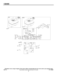 Briggs & Stratton 120413-0117-E1 - Briggs & Stratton Horizontal Engine