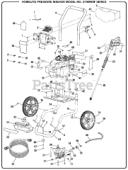 Homelite UT-80993 F - Homelite Pressure Washer