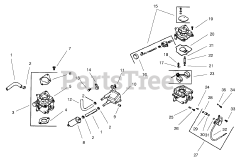 Toro 73471 (518 xi) - Toro Garden Tractor (SN: 000000001 - 000999999) (2000) Group 8-Fuel System (model 73542 73570)