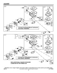 Briggs & Stratton 422437-1230-01 - Briggs & Stratton Horizontal Engine