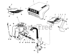 Toro 03104 - Toro 58" Professional Reel Riding Mower (SN: 005000001 - 005999999) (1975)