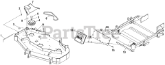 Exmark LHPUVD5256 - Exmark Ultra Vac QDS Bagger for 52" & 56" Lazer HP Mower (SN: 790000 - 849999) (2009) Deck Components - 44" (103-1315)