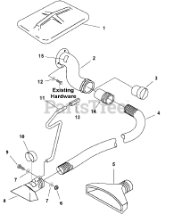 Simplicity 1693463 - Simplicity Vacuum Kit for Chipper