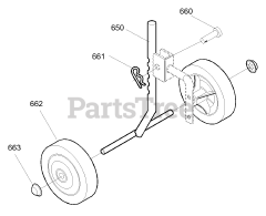 Murray 11052x4B - Murray Cultivator (2000) Wheel Assembly