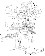 MTD 138-752-118 - MTD Silver Lawn Tractor (1988) (Sam's Club)