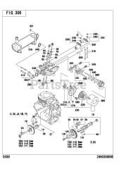 Subaru Robin EH300JS2942 (EH30) - Subaru Robin Engine 306 Intake &amp; Exhaust