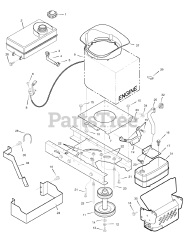 Murray 405606x50C - Murray 40" Lawn Tractor (2007) Engine Mount