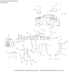 Kohler ECV860-3001 - Kohler Command PRO EFI Engine, Basic Version, 29hp 06 Blower Housing