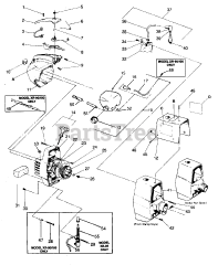 Weed Eater XR 95 - Weed Eater String Trimmer STARTER &amp; SHROUD