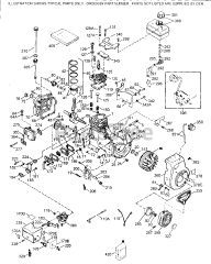 Tecumseh HSSK40-55606T - Tecumseh Engine Engine Parts List