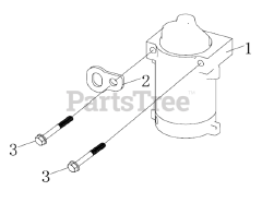 Gravely 08201340 - Gravely 764 Replacement Engine with Canister Air Filter