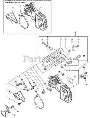 Echo CS-3400 - Echo Chainsaw (Type 1) Chain Brake Assembly