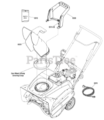 Craftsman C950-52482-0 (1696553-00) - Craftsman 22" Snow Thrower, Canada (2015)