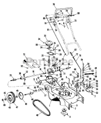 Toro 23000 - Toro 21" Whirlwind Hevi-Duty Walk-Behind Mower (SN: 005000001 - 005999999) (1965)
