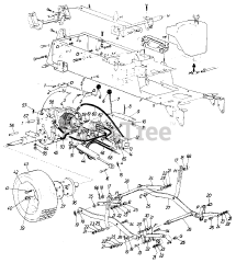 White Outdoor GT-1855 (146-995-190) - White Outdoor 50" Garden Tractor (1986) Rear Wheel Assembly
