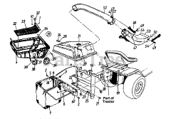 MTD 190-063-000 - MTD Grass Catcher Assembly (1994)
