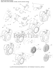 Kohler ECH749-3151 - Kohler Command PRO EFI Engine, Basic Version, 26.5hp, 19.8kW 06 Blower Housing