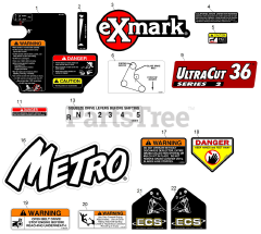 Exmark MG481KA362CA - Exmark 36