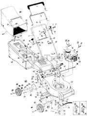 MTD 110-426R009 - MTD Walk-Behind Mower (1990) (Hardware Wholesalers)