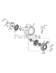 MTD 170-DU - MTD Engine 170-DU Flywheel &amp; Housing