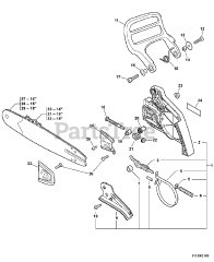 Echo CS-370 - Echo Chainsaw (SN: 09001001 - 09999999)