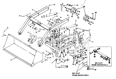 Simplicity 990515 - Simplicity Front End Loader Frame Group