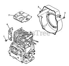 Echo TP-3000 - Echo Trash Pump Fan Housing