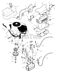 Yard King 46106x89A - Yard King 46" Garden Tractor (1999)