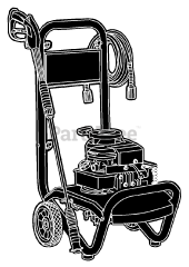 CleanShot 020244-0 - CleanShot 2,050 PSI Pressure Washer