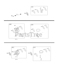 Briggs & Stratton 19N132-0089-H7 - Briggs & Stratton Horizontal Engine Carburetor
