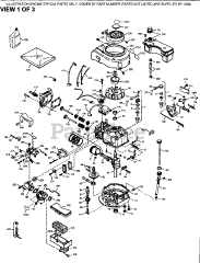 Craftsman 143.434422 - Craftsman Engine, Made by Tecumseh