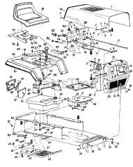 White Outdoor 145-842-190 - White Outdoor Garden Tractor, 18hp (1985)