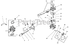 Toro 73471 (518 xi) - Toro Garden Tractor (SN: 000000001 - 000999999) (2000) Group 8-Fuel System (model 73471 Only)