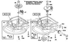 Briggs & Stratton 93902-0133-01 - Briggs & Stratton Vertical Engine (2)Sump Bases,Right Angle Dr