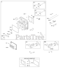 Briggs & Stratton 312777-0134-E1 - Briggs & Stratton Vertical Engine Head, Kit/Gasket Sets - Valve