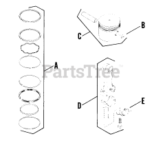 Kohler K91-2683 - Kohler K-Series Engine, Basic Version, 4hp, 3kW Piston And Rod 020100951