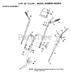 Electrolux/AYP RD 500 A - Electrolux/AYP Tiller